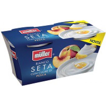 YOG. MULLER BIANCO SETA PESCA GR. 125X2