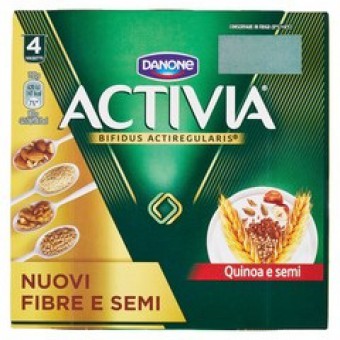 ACTIVIA FIBRE QUINOA SEMI4X GR125 DANONE