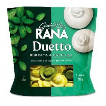 DUETTO BURRATA-BASILICO RANA GR 250