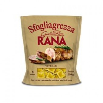 RAVIOLINI VITEL. SFOGL GREZZA RANA GR. 250