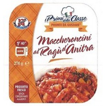 MACCHERONI RAGU ANATRAPRIMI D. CLASSE G. 270