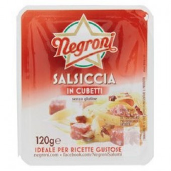 S. SALSICCIA CUBETTI NEGRONI G120