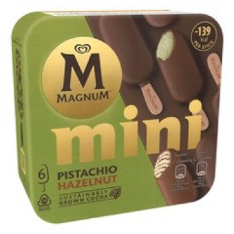 MAGNUM ALGIDA MINI PISTAC GIAND. X6 GR. 257