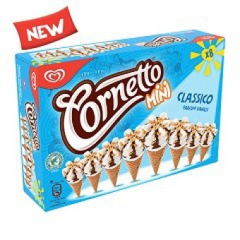 CORNETTO ALGIDA MINICLASS. X8 GR. 288