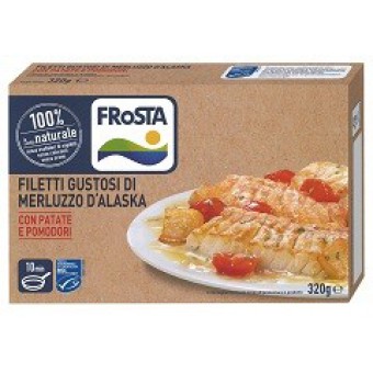 FILETTI GUSTOSI MERLUZZOPAT POM. FROSTA GR. 320