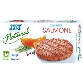 BURGER DI SALMONE NATURALVIS 2X GR 80