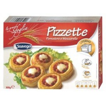 PIZZETTE SFOGL. POM. MOZZ. SOAVEGEL GR. 300