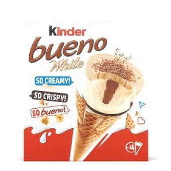 CONO KINDER BUENO WHITEFERRERO X4 GR 248