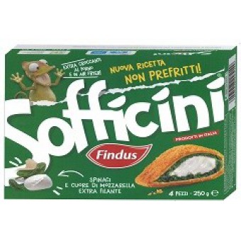 SOFFICINI FINDUS SPINACI MOZZAR. 4PZ GR250