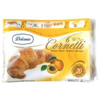 CORNETTI ALBICOCCA DOLCEMIO 6 PZ GR. 396