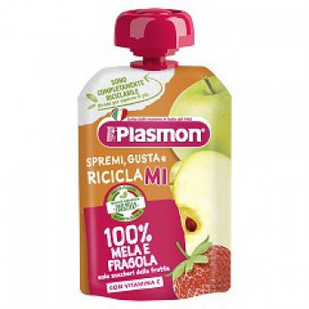 SPREMI E GUSTA PLASMON MELA FRAGOLA GR 100