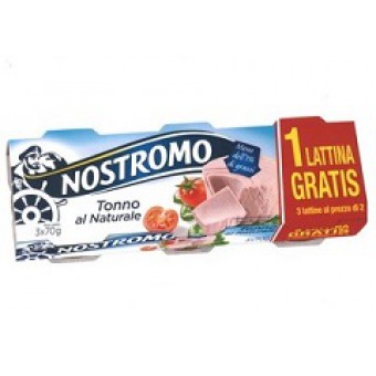 TONNO NOSTROMO AL NATURALE GR. 70 2+1