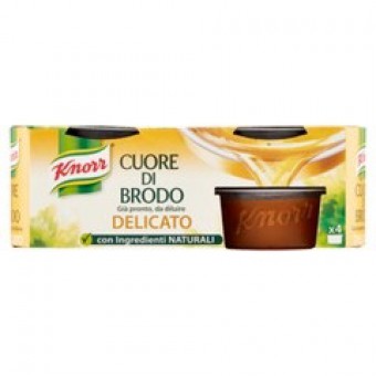 CUORE DI BRODO KNORRDELICATO X4 GR. 112