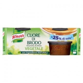 CUORE DI BRODO VEGETALEBASSO SALE X4 GR. 112