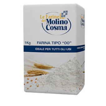 FARINA BIANCA TIPO 00MOLINO COSMA KG. 1