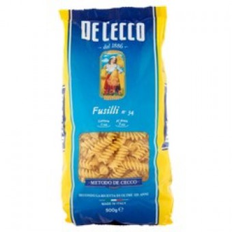 PASTA SEM.  DE CECCO 34 FUSILLI GR 500