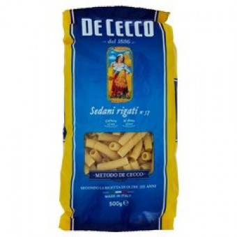 PASTA SEM.  DE CECCO 57 SEDANI RIGATI GR 500