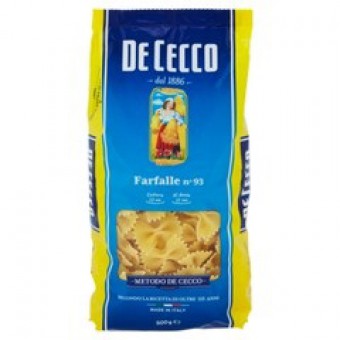 PASTA SEM.  DE CECCO 93 FARFALLE GR 500