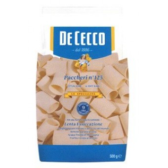 PASTA SEM. DE CECCO 125PACCHERI  GR. 500