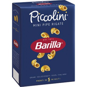 PASTA SEM.  BARILLA PICCOLINI 20 PIPE RIGATE GR 500