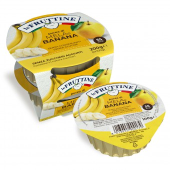 CR. FRUTTA MELA BANANA LEFRUTTINE GR. 100X2