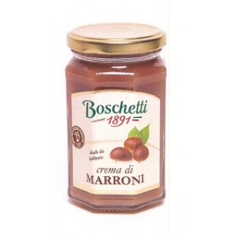 CREMA DI MARRONI BOSCHETTI VASO VETRO GR. 370