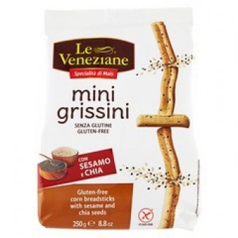 MINI GRISSINI SESAMO &CHIA LE VENEZIANE GR. 250