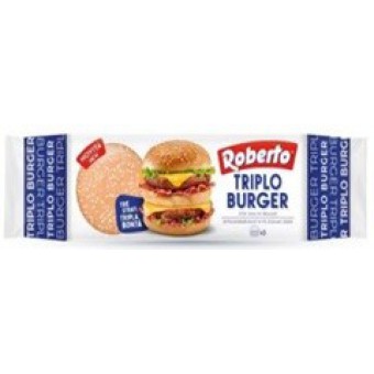 PANE TRIPLO BURGER ROBERTO X3PZ GR. 240