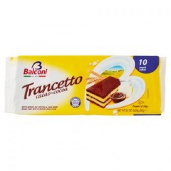 TRANCETTO CACAO BALCONI 10PZ GR280