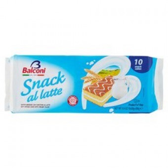 SNACK AL LATTE BALCONI PZ10 GR280