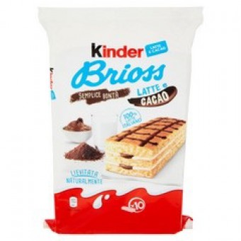 KINDER BRIOSS LATTE E CACAO T10 GR. 280