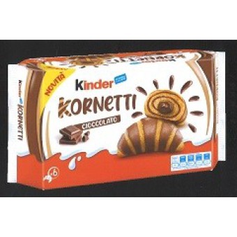 KORNETTI KINDER CIOCCOLATO X6 GR. 252