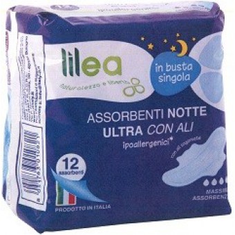 ASSORBENTI C ALI ULTRA NOTTE LILEA X12