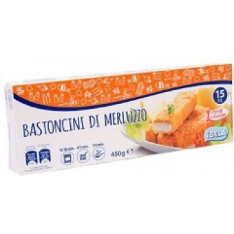 BASTONCINI IMP. MERLUZZOIGELA GR. 450