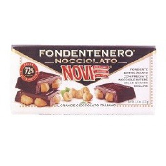 CIOCC. NOVI NOCCIOLATO FOND. NERO 72% GR. 130