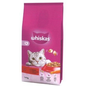 CROCC. WHISKAS DRY ADULTMANZO KG. 1,4