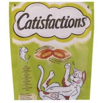 SNACK GATTO CATISFACTIONSTONNO GR. 60