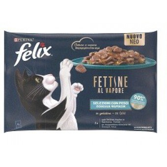 BOCC. FELIX FETTINE AL VAPORE SALM TONNO GR. 80X4