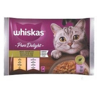 BOCC. WHISKAS PURE DELIGHTMENU ASS. TO BS GR. 85X4