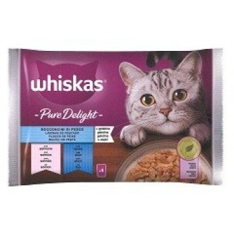 BOCC. WHISKAS PURE DELIGHTPESCE BS GR. 85X4