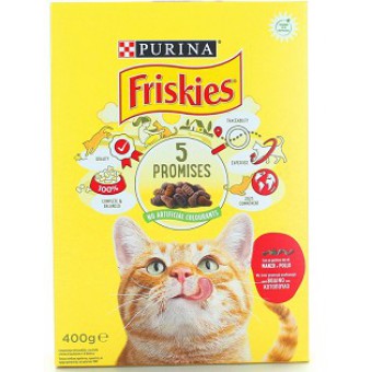 CROCC. GATTO FRISKIES MANZO POLLO FEGATO GR 400