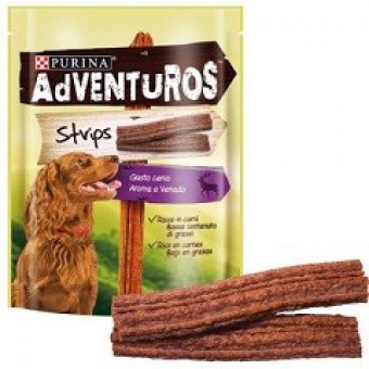 SNACK CANE ADVENTUROSSTRIPS CERVO GR. 90