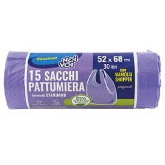 SACCO PATT. NOI&VOI PZ15-52X68 LILLA -ROLL-