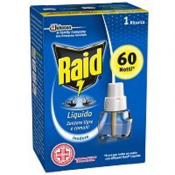 RAID LIQUIDO ZANZARE 60NOTTI RICARICA