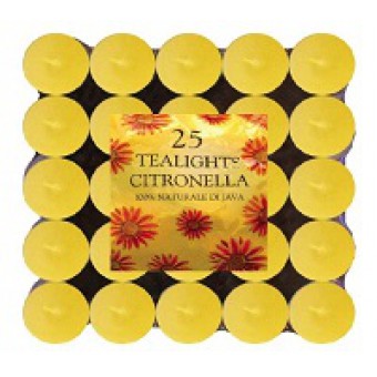 TEALIGHTS ALLA CITRONELLAX 25 PZ