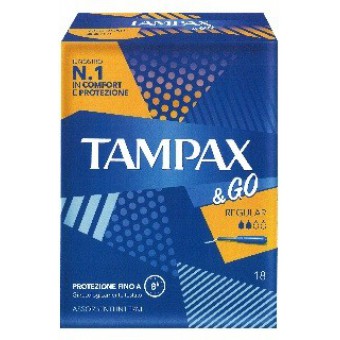 ASS. TAMPAX & GO REGULARX18