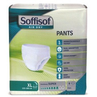 PANN. INCONT. SOFFISOF AIRDRY PANTS SUPER XL X8