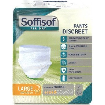 PANN. INCONT. SOFFISOF X7PANTS DISCREET NORM. LARGE