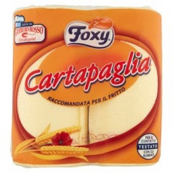 CARTAPAGLIA FOXY 2VELI DECORATA 2 ROTOLI