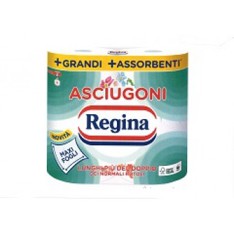 ASCIUGONI REGINA 2 ROTOLINUOVO FORMATO